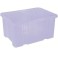Caisse transparente rectangulaire 15 lt EUROBOX M (sans couvercle)