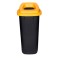 Collecteur de déchets 90 lt (corps noir - couvercle jaune) *