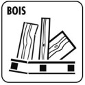 Autocollant BOIS p/container 30 x 30 cm