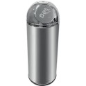 COLLECNET poubelle 52 lt avec cendrier (cuve inox, tête chromée)