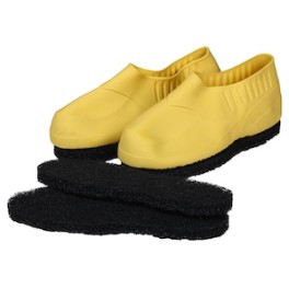 Protège chaussures en caoutchouc XL (+ 4 semelles)