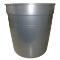 Corbeille à papier grise 38 cm (28 litres) 