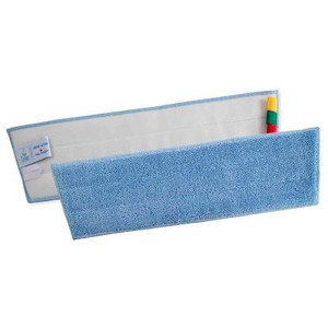 ZYP frange microfibre MICRO-ACTIVA bleue 30 cm ECOLABEL