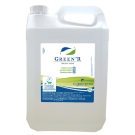 GREEN R HAND DISH ECOLABEL liquide vaisselle (5 lt)