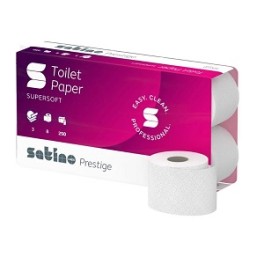 Papier WC blanc, cellulose, 3 couches, 250 cps (72 rouleaux) Ecolabel Papier WC blanc, cellulose, 3 couches, 250 cps (72 rouleaux) Ecolabel