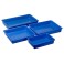 Bac plastique bleu M