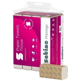 Essuie-mains V blanc, 2 couches, cellulose, Ecolabel (paquet 4032 p.)