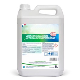 VINAIGRE BLANC DE NETTOYAGE SURPUISSANT 14% sans parfum  (5 l)
