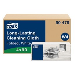 Chiffons multi-usages PREMIUM TORK W4 (carton de 4 x 90 pi&egrave;ces)