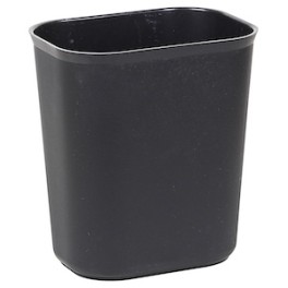 Poubelle anti-feu noire (13,2 litres)