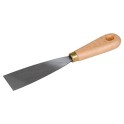 Spatule m&eacute;tal 4 cm manche bois 