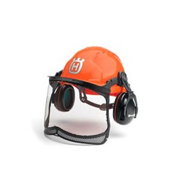 Casque forestier complet grillag&eacute;