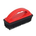 Brosse caoutchouc avec poign&eacute;e    