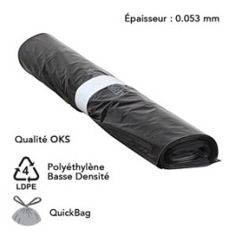 110 lt QUICK BAG OKS HG (carton 15 x 10 sacs) 