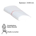 240 lt TRANSPARENTS (carton 100 sacs)