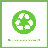 TAXE SACS POUBELLE VAUD 110 lt 