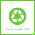 TAXE SACS POUBELLE VAUD 60 lt