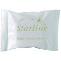 Savon STARLINE 15 g blanc, sous flow pack (300 pi&egrave;ces)