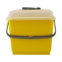 HUP BOX Boite jaune pour recharges de lingettes d&eacute;sinfectantes 