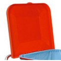 Couvercle L pour vide-corbeille type 100 (rouge)