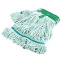 Mop microfibre bact&eacute;riostatique 400 gr (avec bande + trou central)