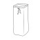 Sac en nylon 120 lt (72 x 100 cm) bleu