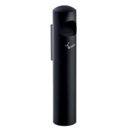 Cendrier mural 5 lt BIRKIN (acier noir)