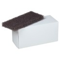 Pad &agrave; main 25 x 11 x 2,5 cm brun (10 pi&egrave;ces)
