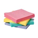 Chiffons non-tiss&eacute;s 4 couleurs (45 pi&egrave;ces) (15B - 10V - 10J - 10R)