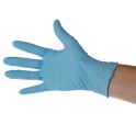 Gants sensitifs nitrile bleus non poudr&eacute;s TECH-Taille 9/10 XL (100 p)