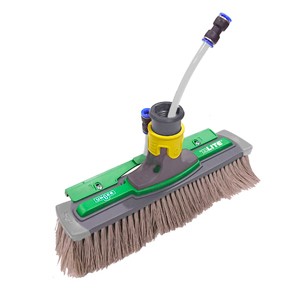 NLITE brosse 41 cm pivotante, pare-chocs+barre rin&ccedil;age UNGER