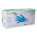 Gants sensitifs nitrile EN374 bleus non poudr&eacute;s L (100 p.) - SVG
