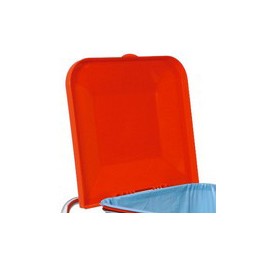 Couvercle L pour vide-corbeille type 100 (rouge)