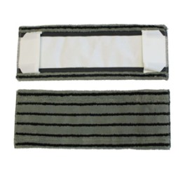 SPEED CLEAN 40 mop plat microfibre noir pour sols irr&eacute;guliers 42 cm