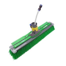 Brosse verte compl&egrave;te nLite UNGER Poils fleur&eacute;e 41 cm 