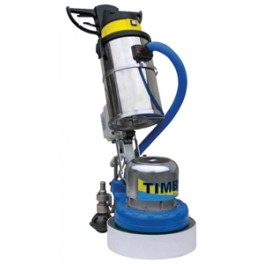 Monobrosse TIMBA parquet (4 HP 155 t/min) avec aspirateur et roues
