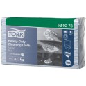 Chiffons multi-usages bleu TORK W4 (carton de 5 x 100 pi&egrave;ces)