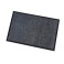 Tapis microfibre gris avec bordures caoutchoucs 90 x 150 cm 