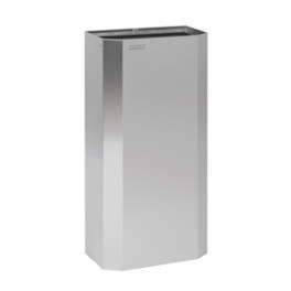 Corbeille &agrave; papier 40 lt INOX avec support de sac (Satin)