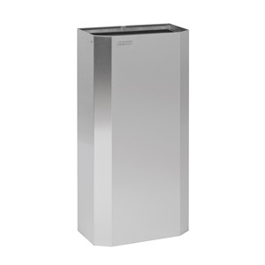 Corbeille &agrave; papier 40 lt INOX avec support de sac (Satin)
