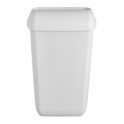 QUARTZ WHITE Poubelle ouverte 43 lt (pos&eacute;e ou murale)