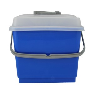 HUP BOX Boite bleue pour recharges de lingettes d&eacute;sinfectantes