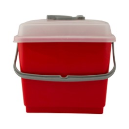 HUP BOX Boite rouge pour recharges de lingettes d&eacute;sinfectantes 