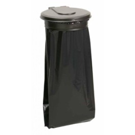 COLLECMUR sup/sac 110 lt avec couvercle (Gris Mangan&egrave;se)