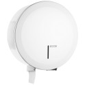 Distributeur rouleau papier WC JUMBO (en m&eacute;tal blanc)
