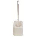 Garniture WC boule (support carr&eacute; + brosse)