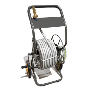 Dévidoir PRO 50 m complet raccords GEKA avec tuyau