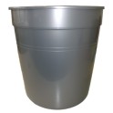 Corbeille &agrave; papier grise 38 cm (28 litres) 