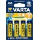 Piles type LR6 AA (paquet de 4 pièces)