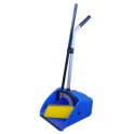 Ensemble pelle basculante ouvert + balai t&eacute;l&eacute;scopique (bleu)